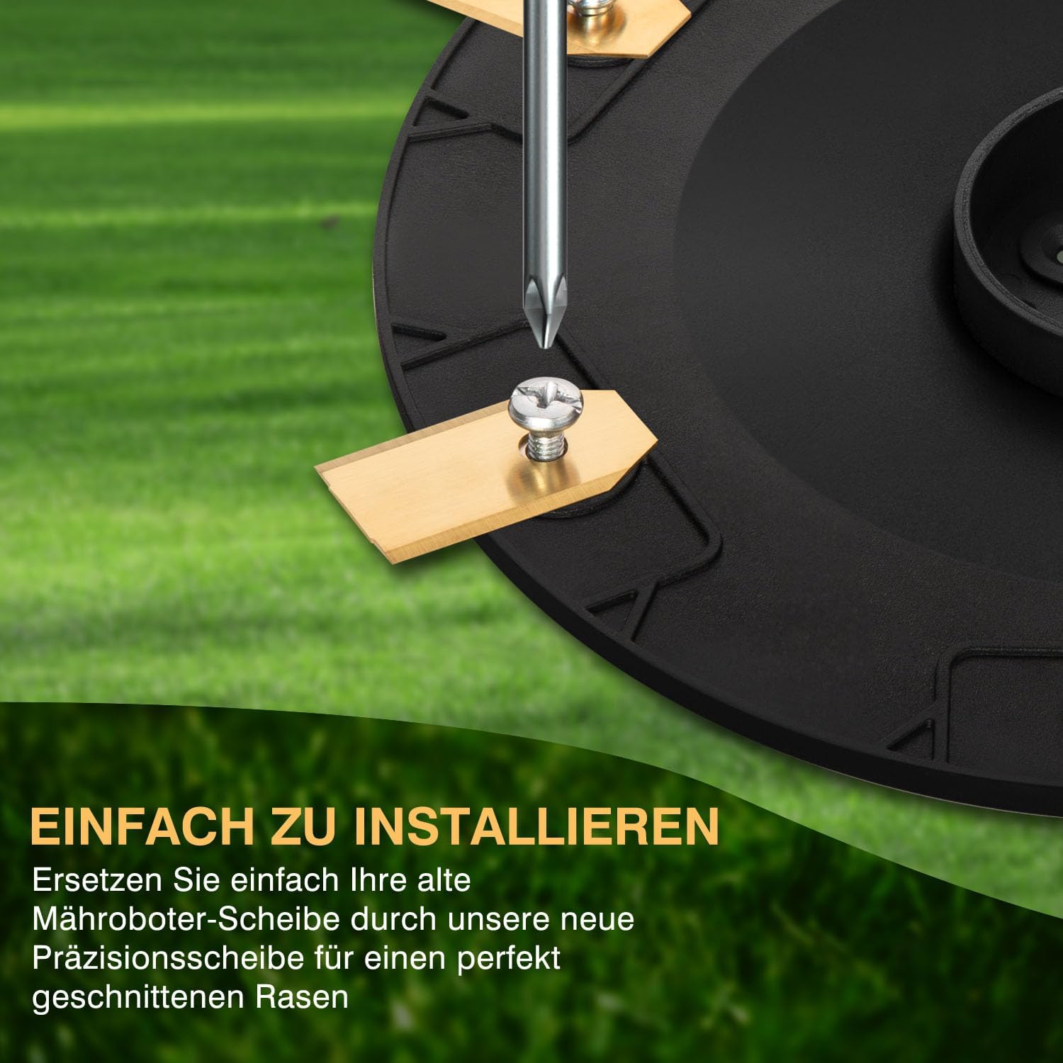 Thumbnail 2 de Schneiden Sie Effizienter Messerteller + 6 Ersatzmesser für Husqvarna Automower (G3, Serie 305/310/315/405/410/415x/435/535 AWD)