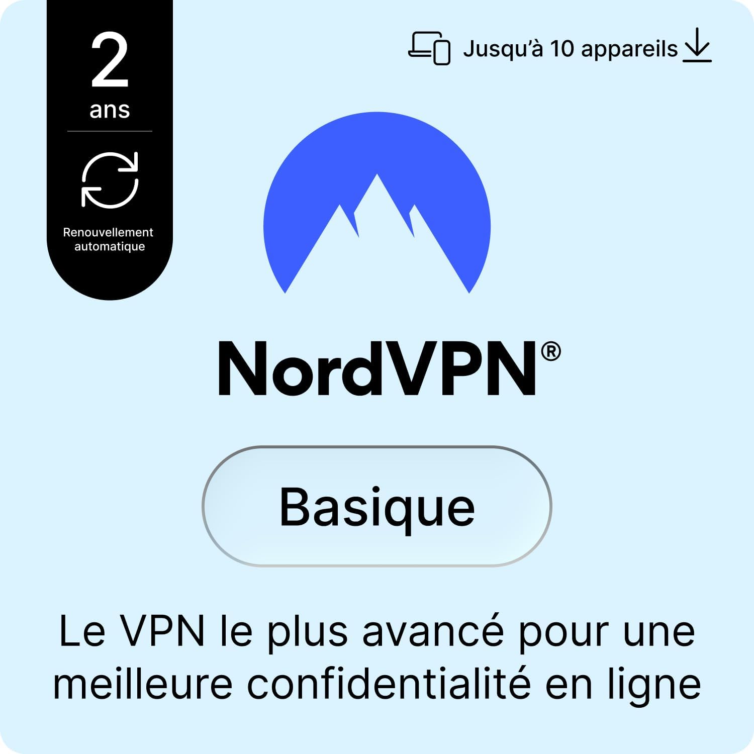 Detalle de NordVPN Premium (1 An) – Pack VPN & Cybersécurité avec NordPass et NordLocker
