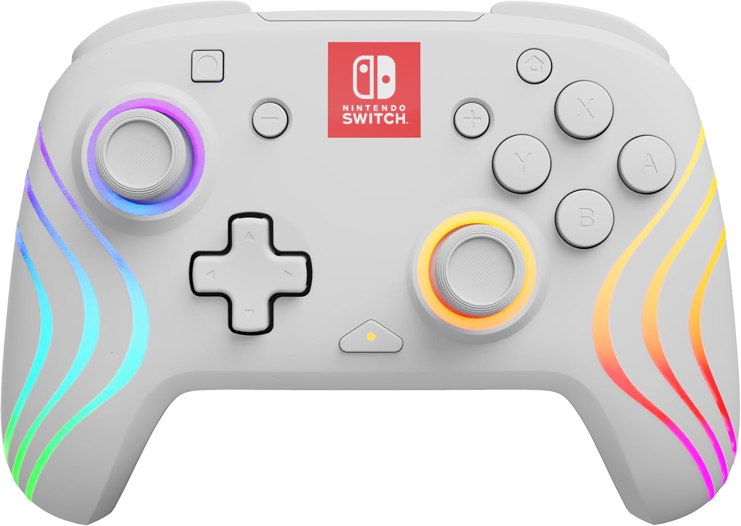 Detalle 2 de PDP Mando Afterglow Deluxe Wireless Nintendo Switch - Gris Prismatic
