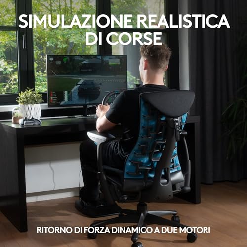 Detalle 2 de Logitech G G29 Driving Force volante da corsa – fedeltà di guida e sensazione realistica per PS5, PS4 e PC
