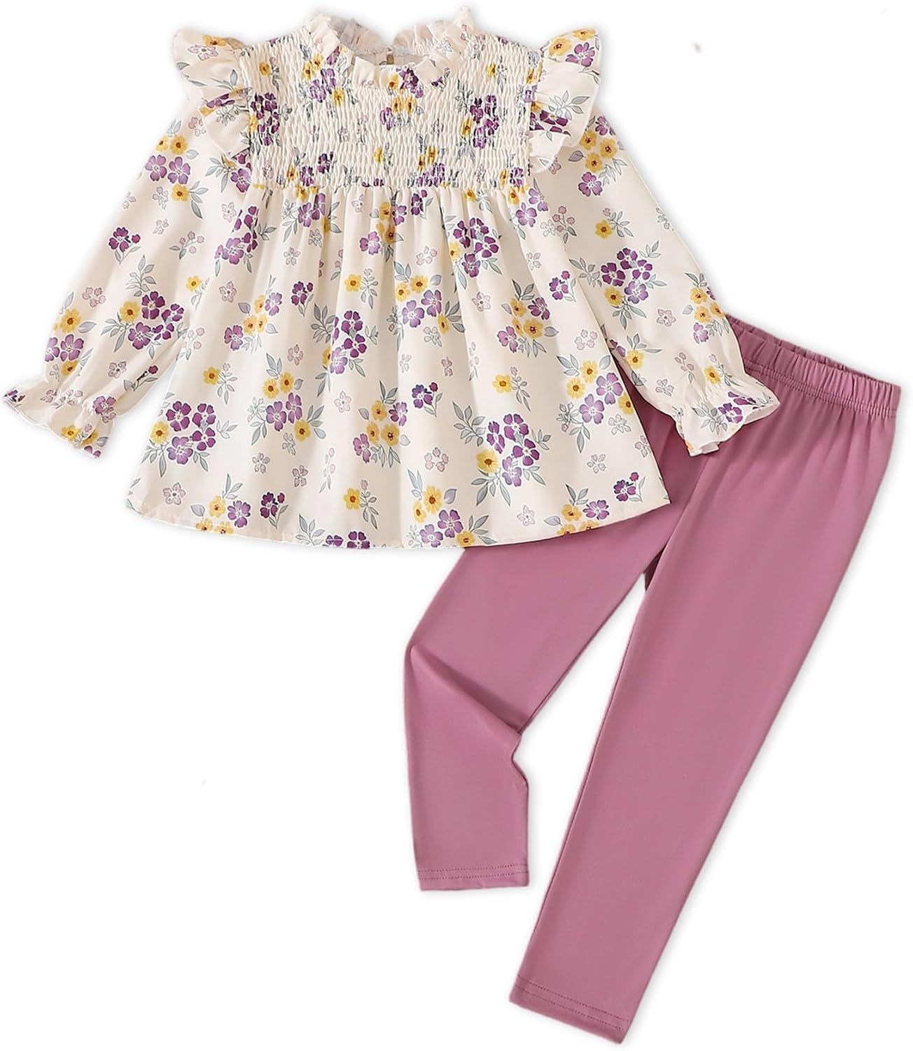 Detalle de Girls' Two-Piece Outfit, Sizes 3T–8 Years