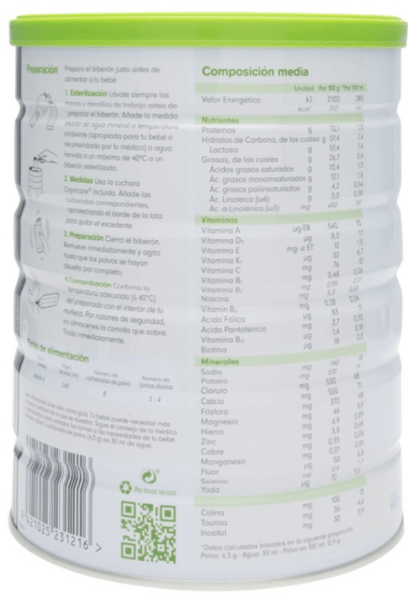 Detalle 2 de Capricare 2 leche infantil 4x800 gr