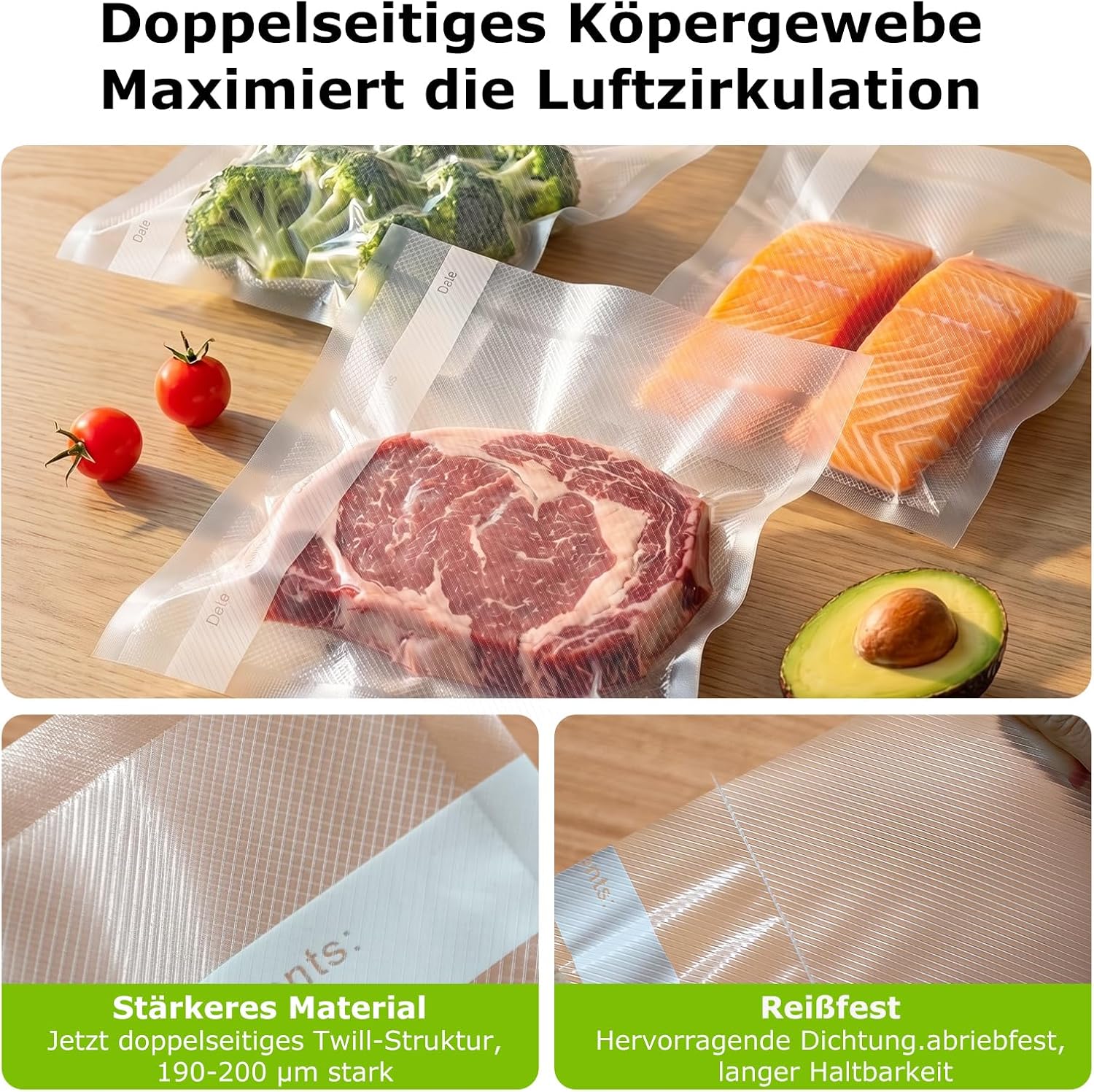 Thumbnail 2 de Bonsenkitchen Vakuumrollen 28×600cm 🍽