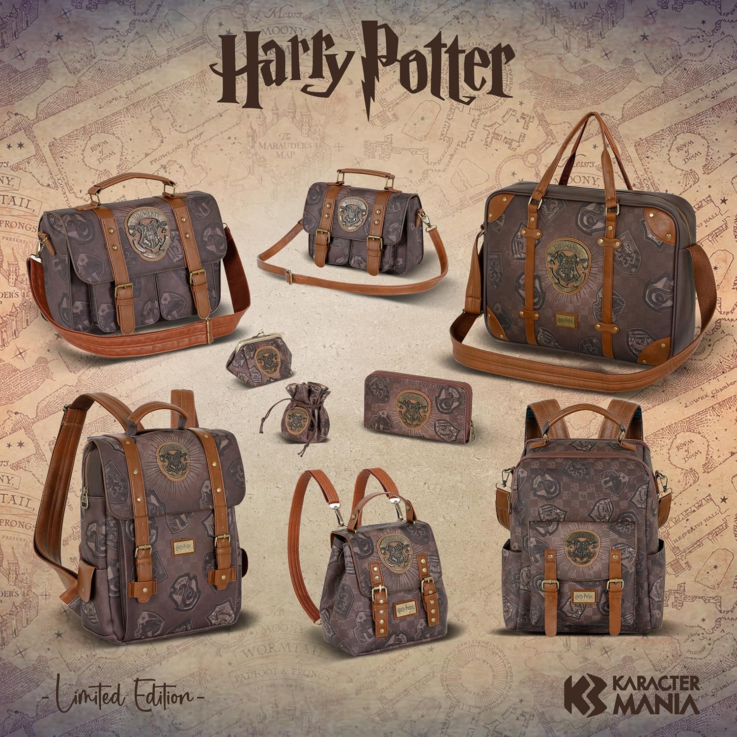 Detalle 2 de Harry Potter Pride-Tale Backpack – Geldbeutel in Taschenform, 9 x 9 x 9 cm