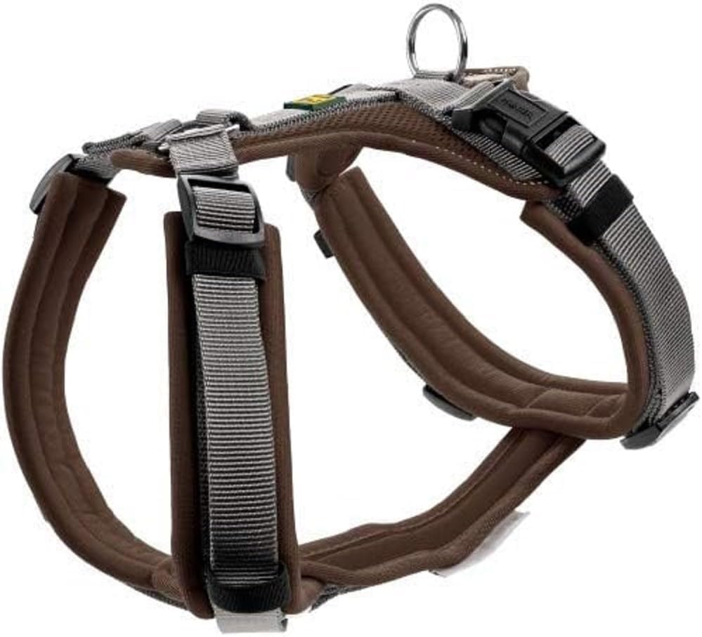 Detalle de HUNTER Maldon Geschirr 34-49/XS – reflektierendes, 4-fach verstellbares Hundegeschirr