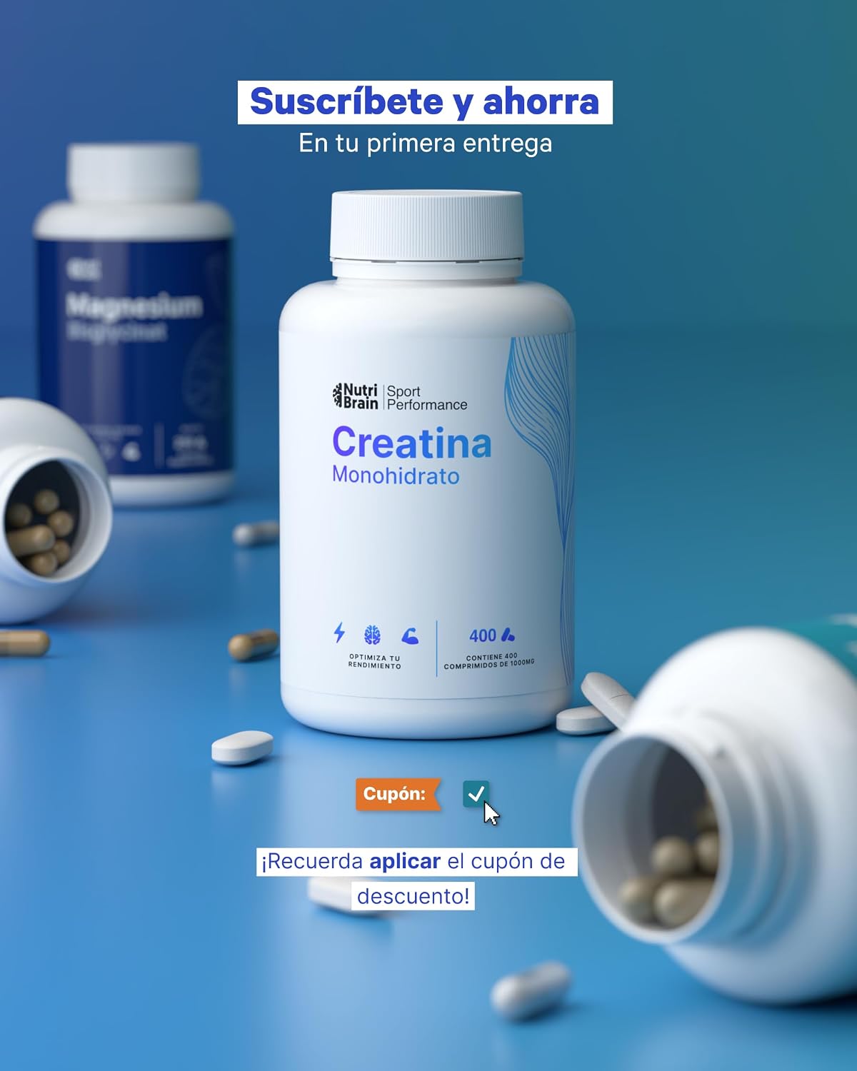 Thumbnail 6 de NUTRIBRAIN Creatina Monohidratada 3000 mg