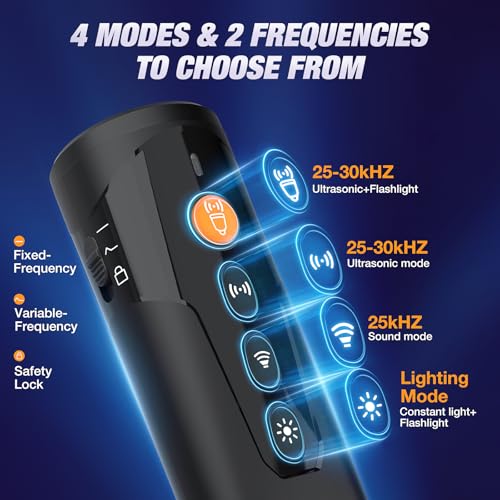 Detalle de AOZOOM Dog Bark Deterrent with 3 Sonic Emitters
