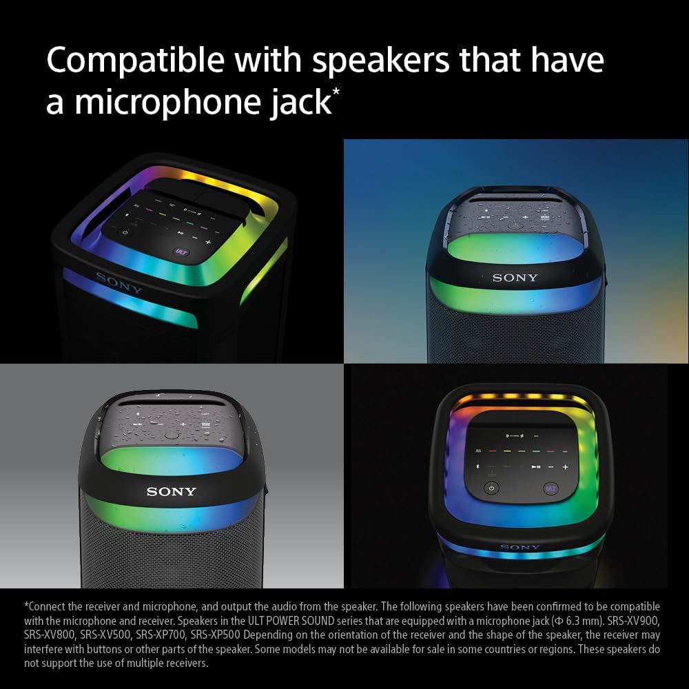 Detalle de Sony Wireless Karaoke Microphone Set, Two Mics