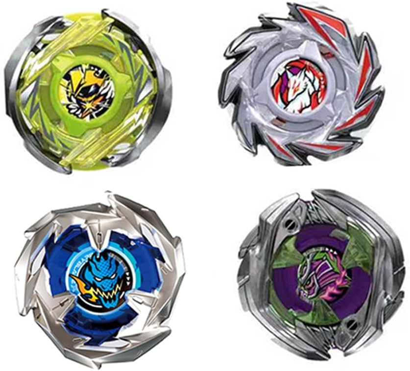 Thumbnail 2 de MUSTYBELT Battling Top Burst Gyro Toy Set with 8 Spinning Tops and 2 Two-Way Launchers (Ages 6+)