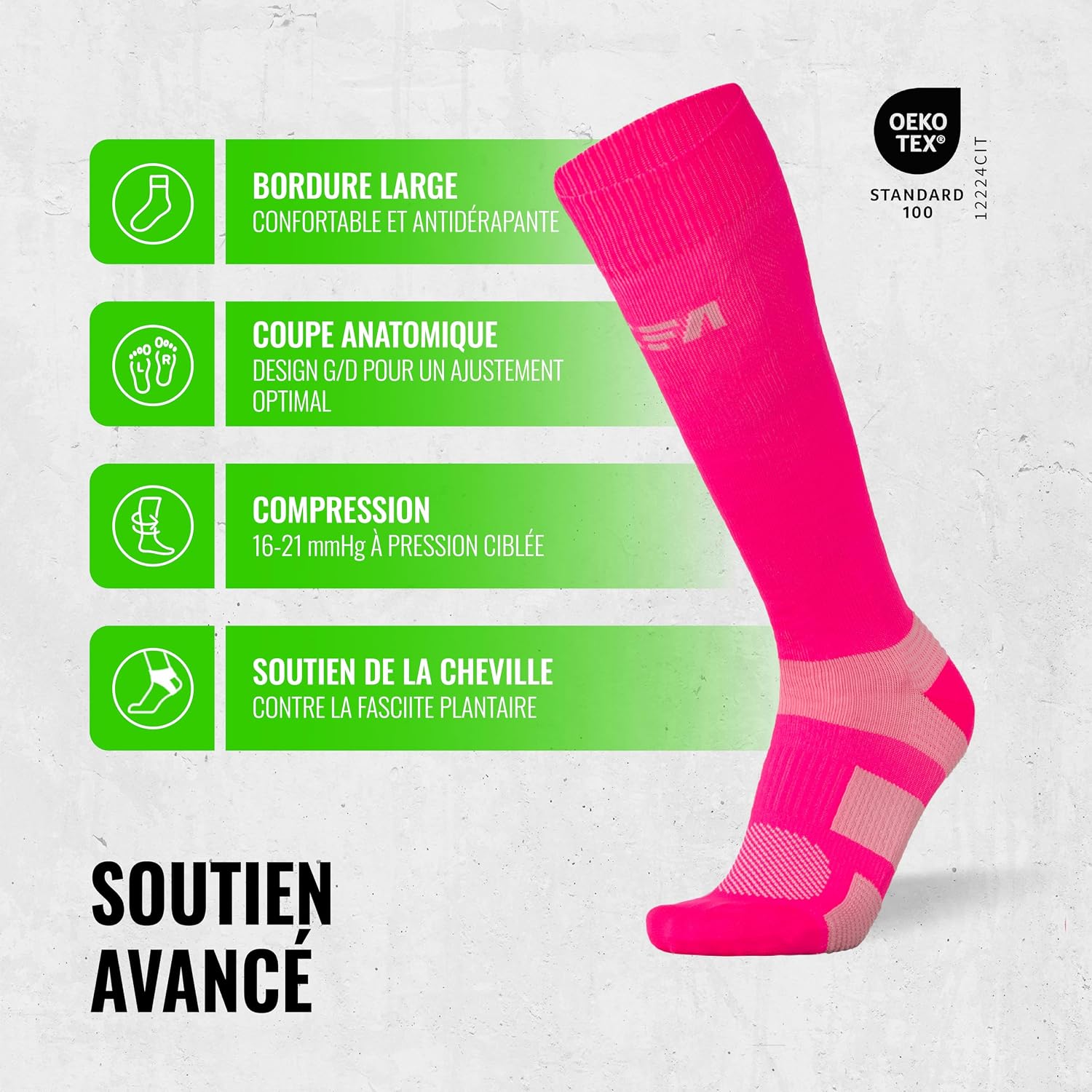 Thumbnail 1 de COMPRESSION FOR ATHLETES V1 16–21 mmHg