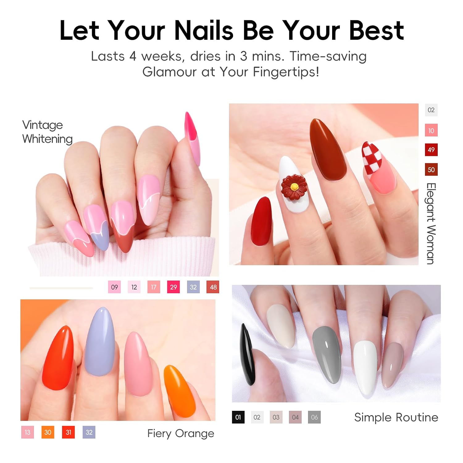 Thumbnail 2 de PEACECOLOR UV Nagellack Set 40 Farben 💅