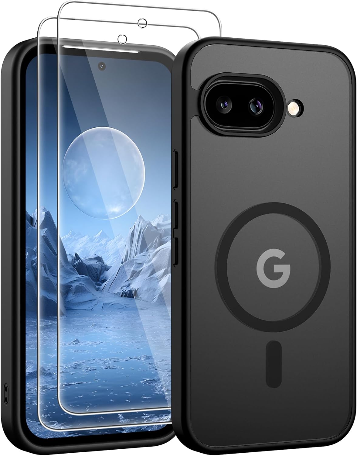 Detalle de Google Pixel 9A Magsafe case with 2 protectors