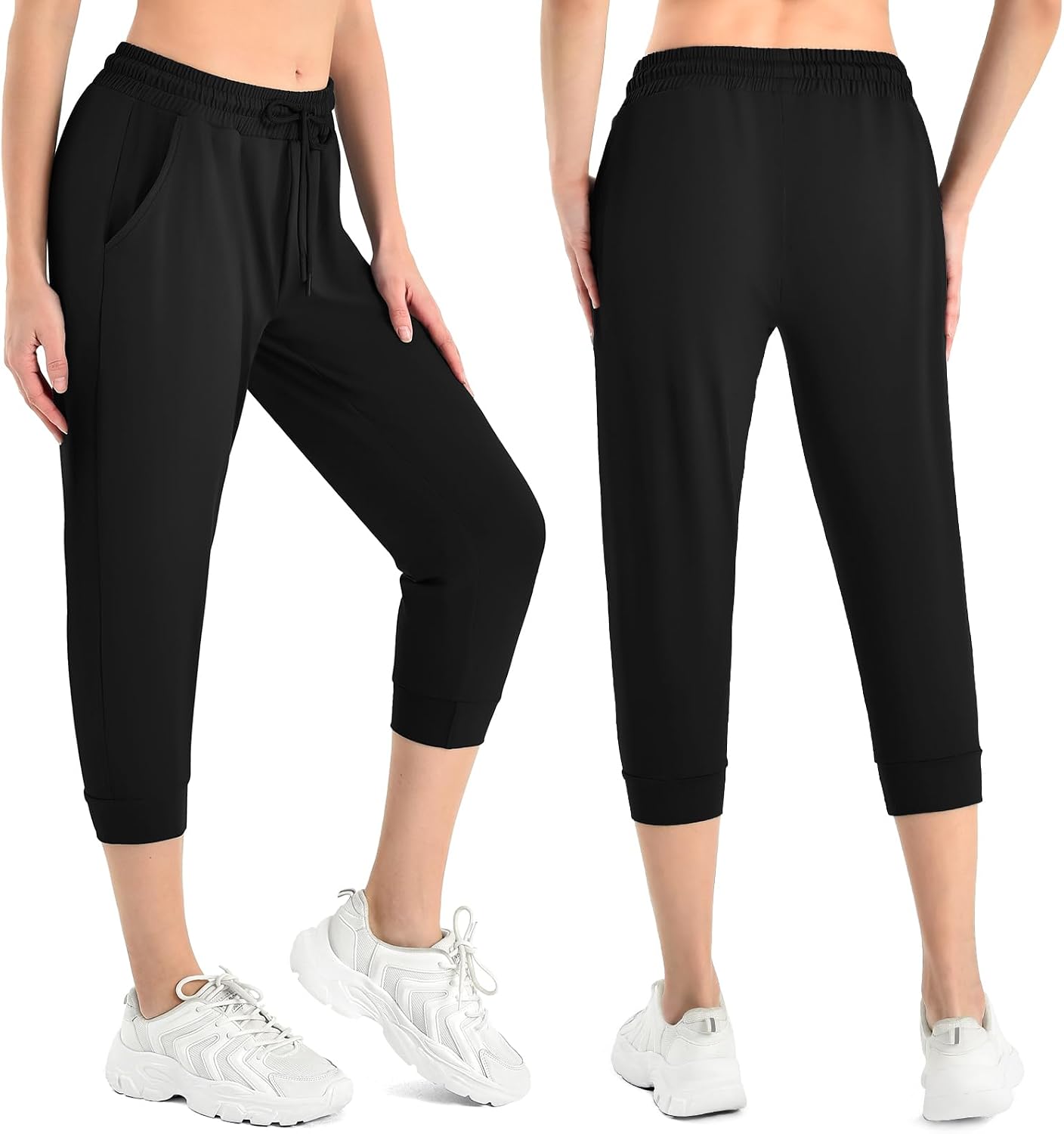 Detalle 2 de Walifrey Women's Cropped Joggers with Pockets
