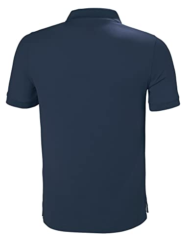 Thumbnail 1 de Helly Hansen Hombres Crewline Polo Azul Marino (XL) — polo de rendimiento con secado rápido
