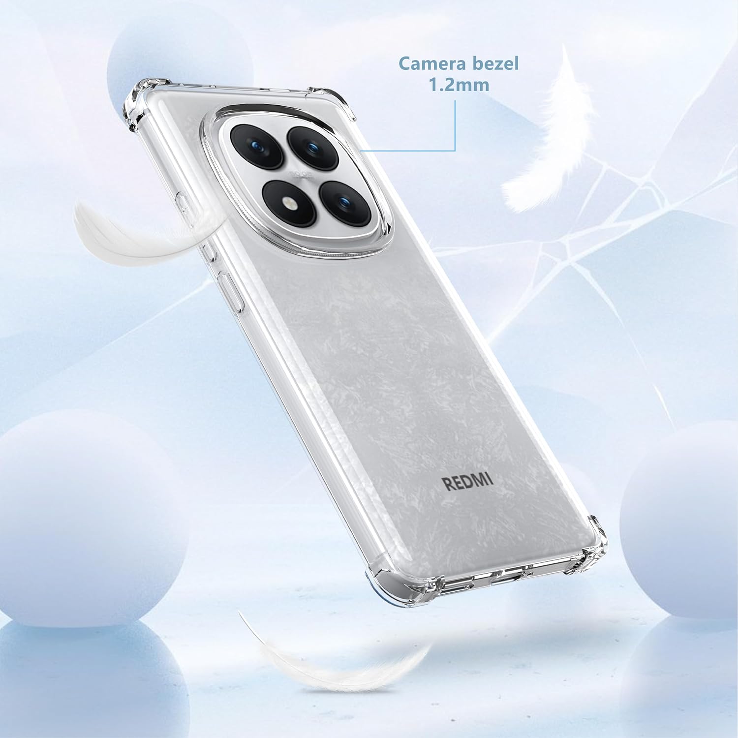 Thumbnail 6 de Anoowkoa Transparente TPU-Hülle für Xiaomi Redmi Note 15 Pro Plus / Poco M8 Pro 5G – Dünn, Stoßfest, Kratzfest