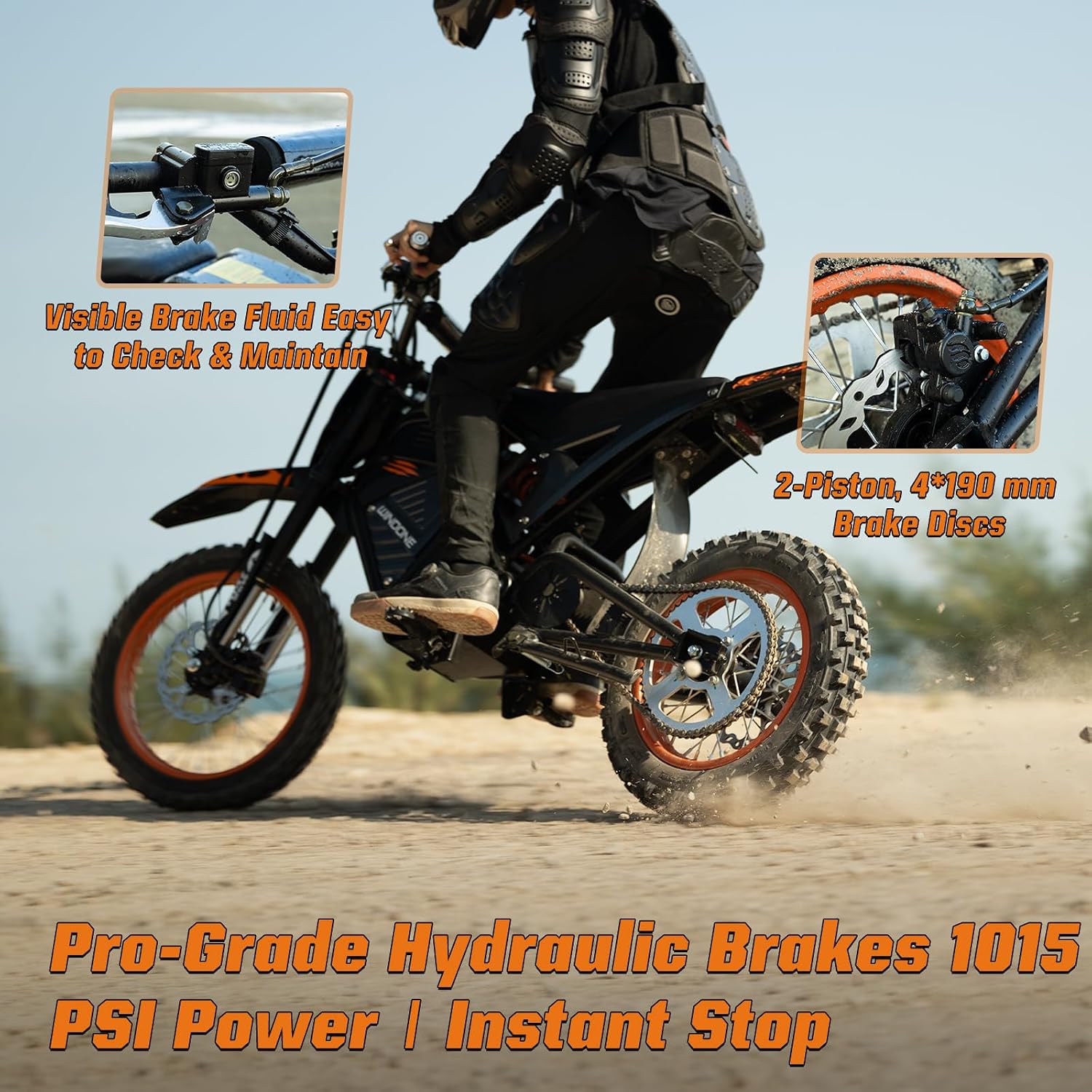 Detalle 2 de WindoneRide Electric Dirt Bike RM7