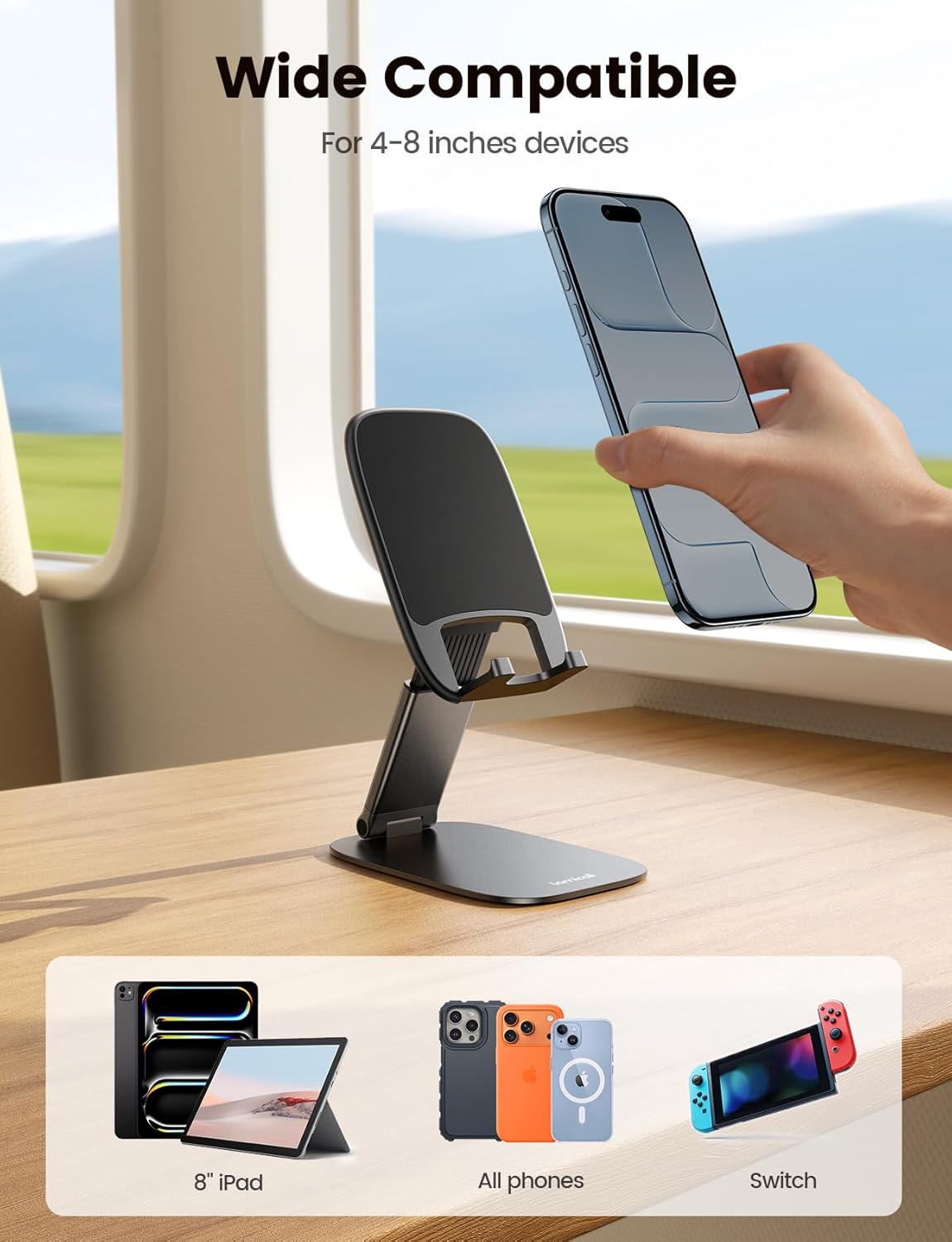 Thumbnail 5 de Lamicall Cell Phone Stand, height adjustable 8"