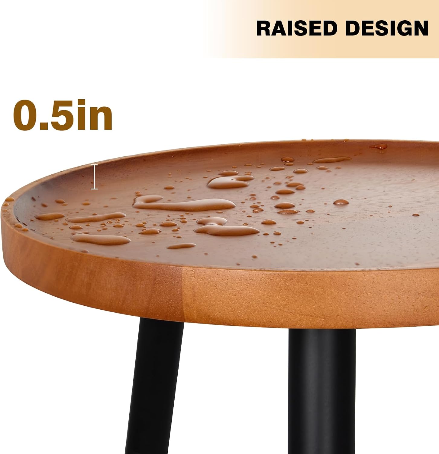 Detalle 2 de KINNARY Plant Stand, walnut wood