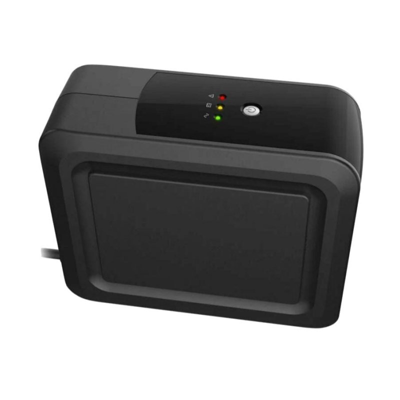 Detalle de Phasak SAI 750VA line-interactive con batería de plomo-calcio, USB HID y protección RJ45
