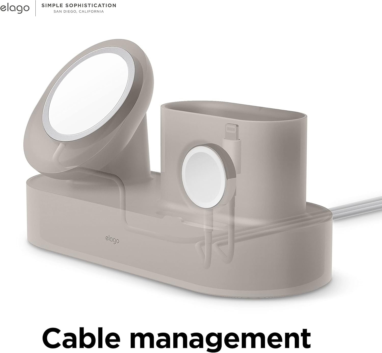 Thumbnail 5 de elago Stazione MS Trio 2 compatibile con MagSafe: hub di ricarica per iPhone, Apple Watch e AirPods (cavi non inclusi)