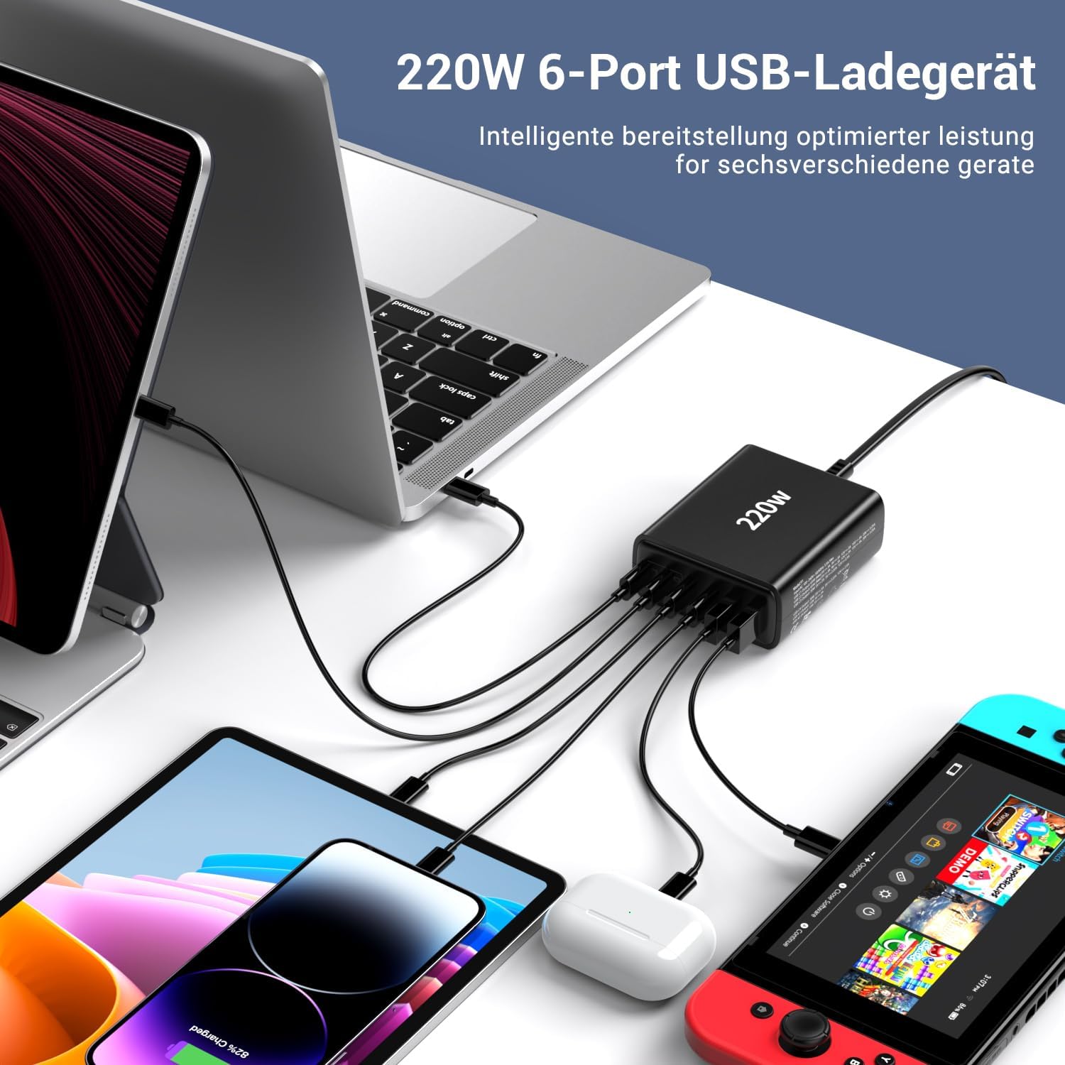 Thumbnail 2 de Ombrex 220W USB C Schnellladegerät