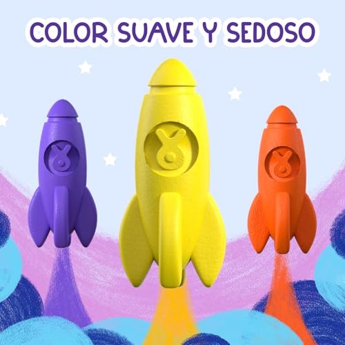 Thumbnail 5 de TinyGeeks 12 Crayons Bebe 3 ans ⚙️