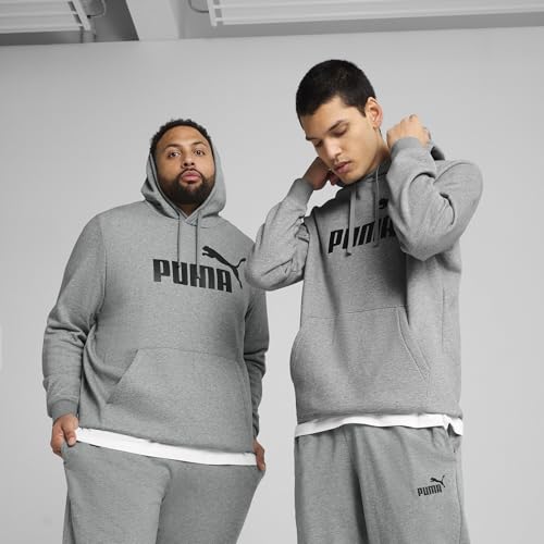 Thumbnail 2 de PUMA ESS No. 1 Logo Hoodie Hombre 🧥 Medium Gray Heather