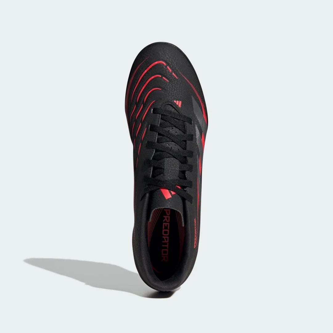 Detalle de Adidas Predator Club moqueta — Zapatilla de fútbol en color Negro