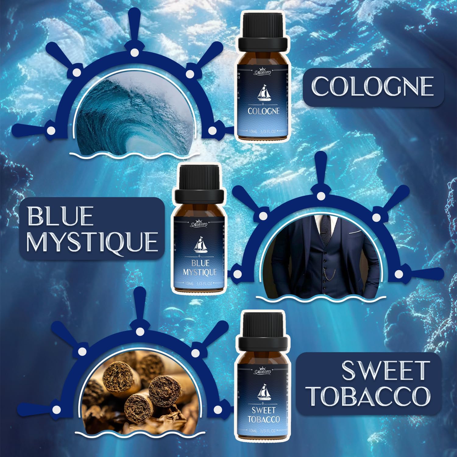 Thumbnail 2 de SALUBRITO Cologne Essential Oils Set 6x10ml