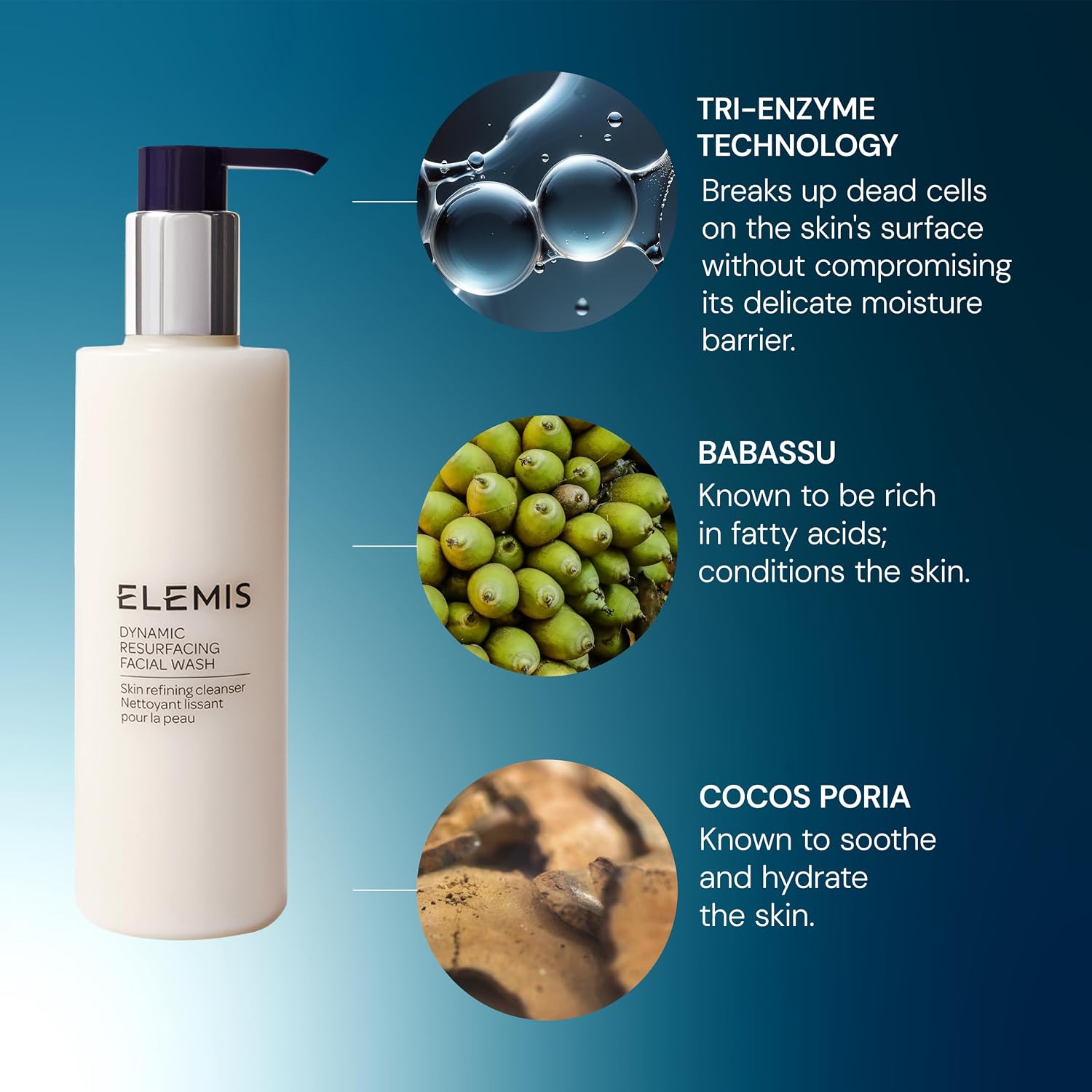Thumbnail 6 de ELEMIS Dynamic Resurfacing Facial Wash (Anti-Aging Exfoliating + Enzyme Gel Cleanser)