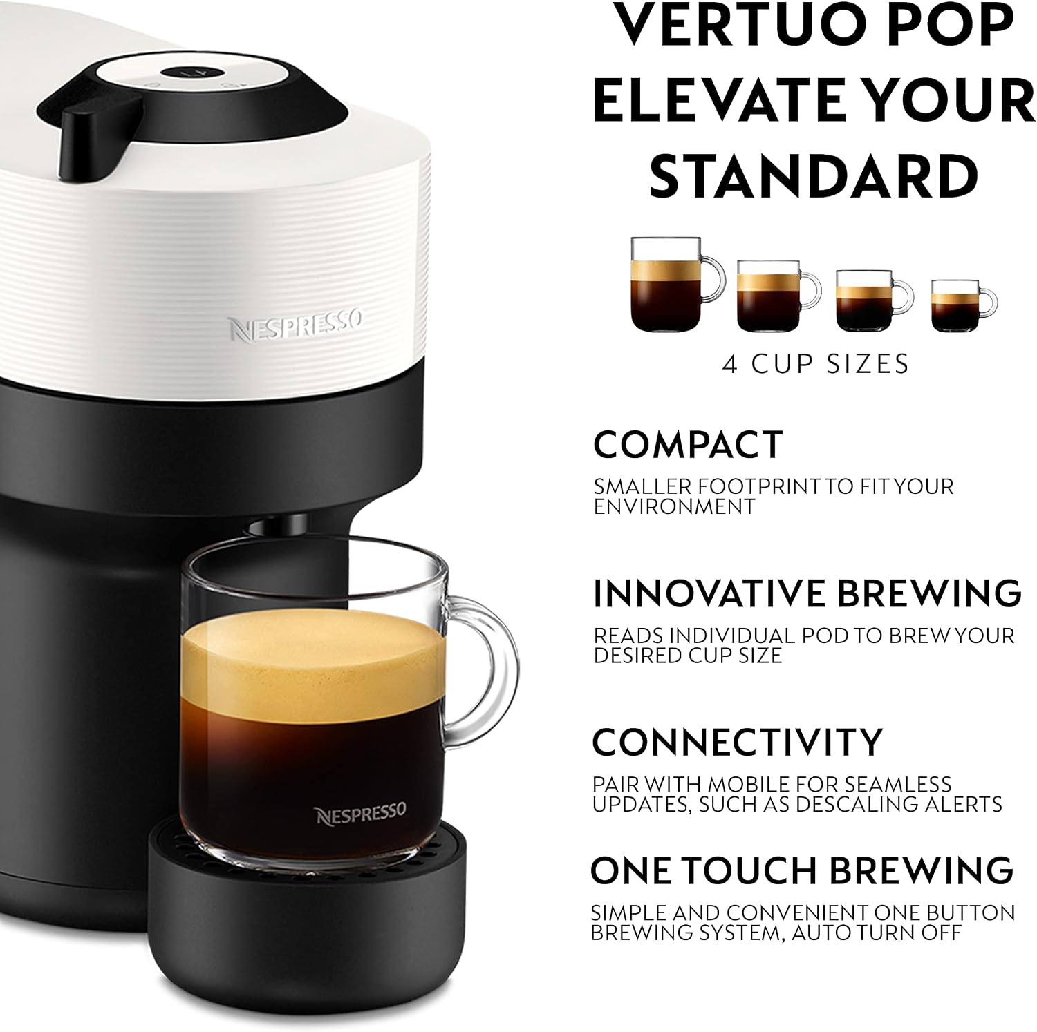 Detalle 2 de Nespresso Vertuo Pop by Krups 230ml