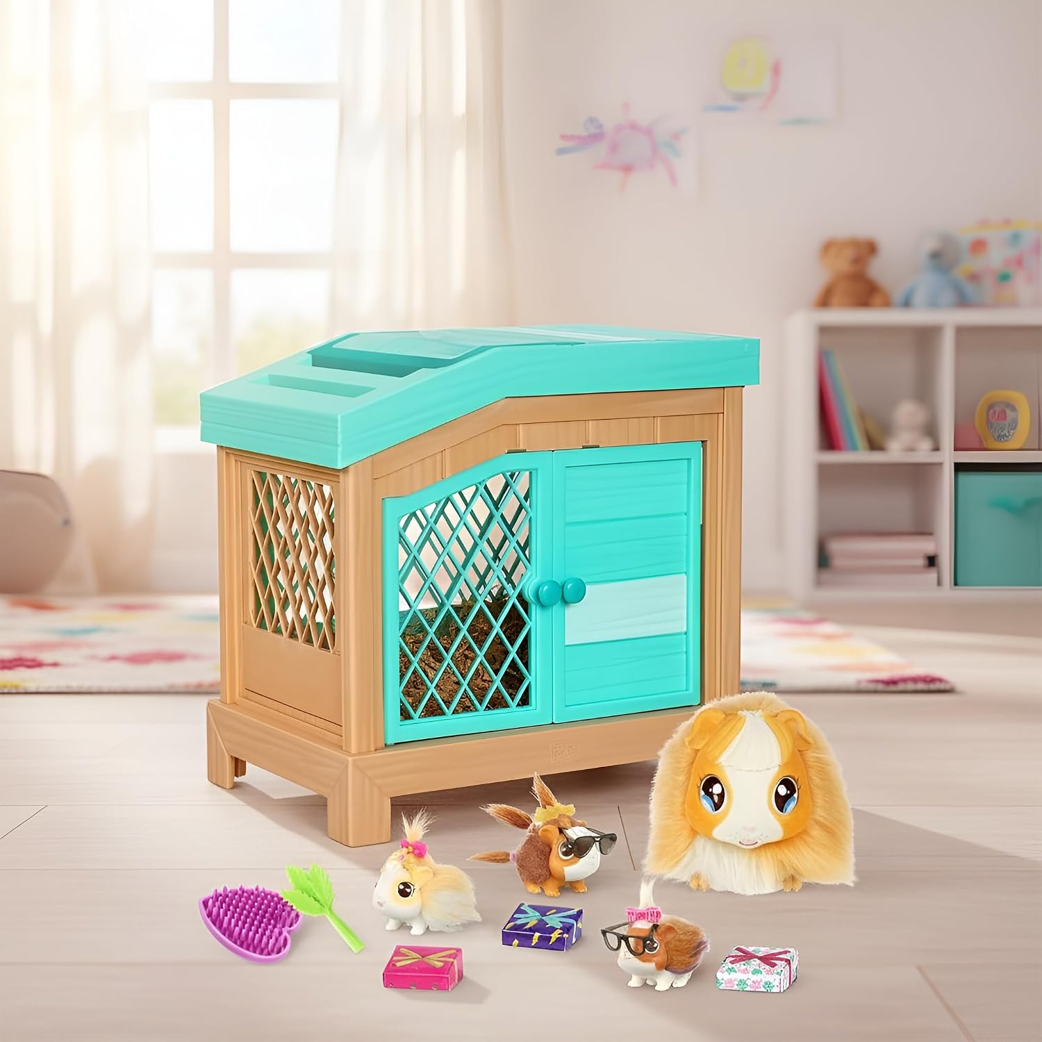Thumbnail 6 de Little Live Pets Mama Surprise – Interaktives Mama-Meerschweinchen mit Stall und 3 Überraschungsbabys