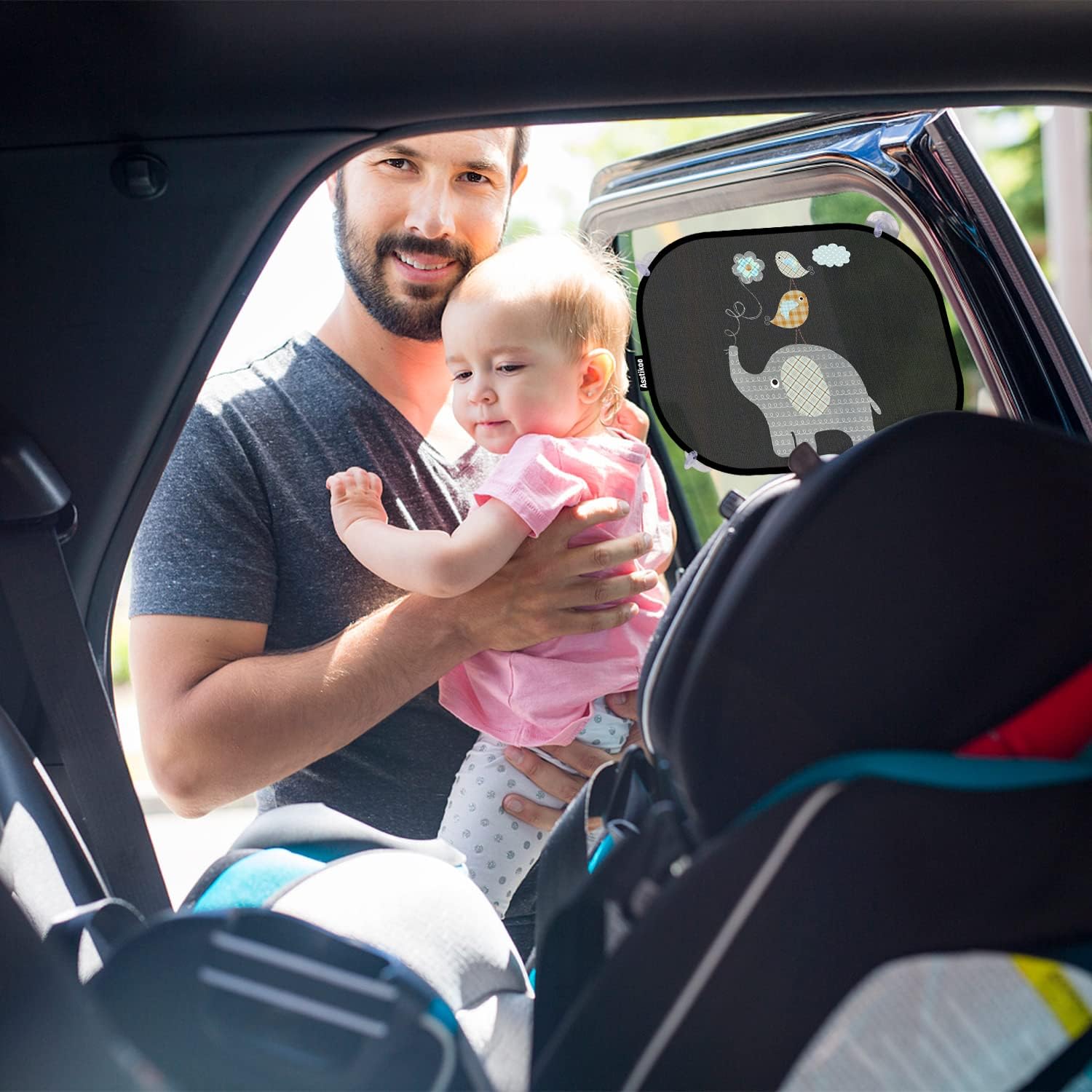 Thumbnail 5 de Asstikoo Baby Car Window Shades UV Protection