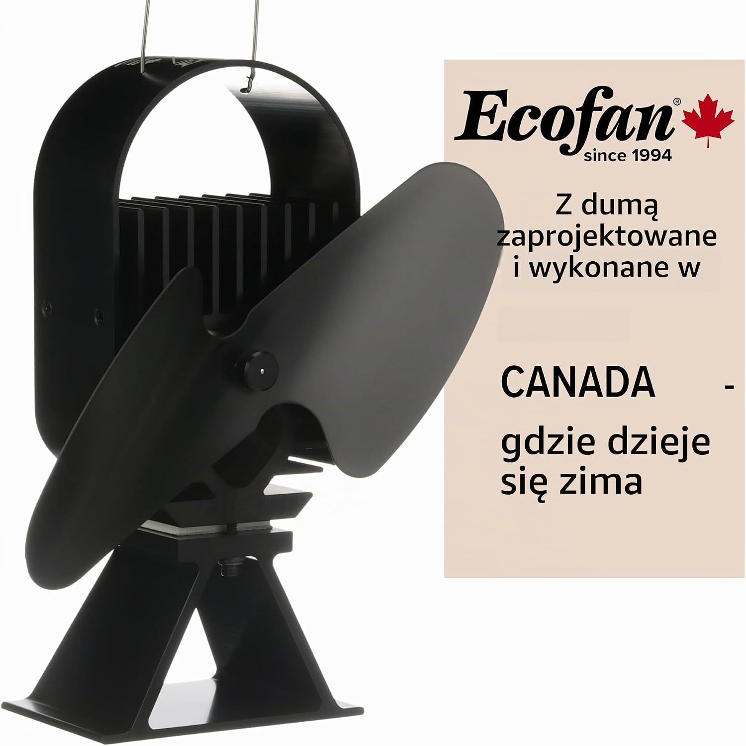 Thumbnail 5 de Ecofan AirDeco II 8204CAXBX – wentylator na ciepło do pieca, aluminiowy, 2 łopatki