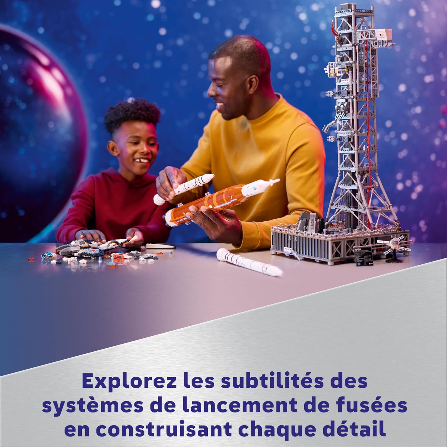 Thumbnail 4 de LEGO Icons 10341 – Le Système de Lancement Spatial d’Artemis de la NASA (édition Collector), set de construction adulte à exposer