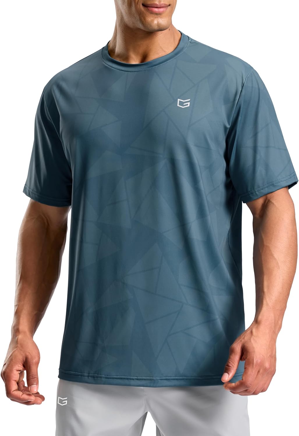 Detalle de G Gradual Men's Athletic Running Shirt, UPF 50+, Moisture-Wicking, Short Sleeve