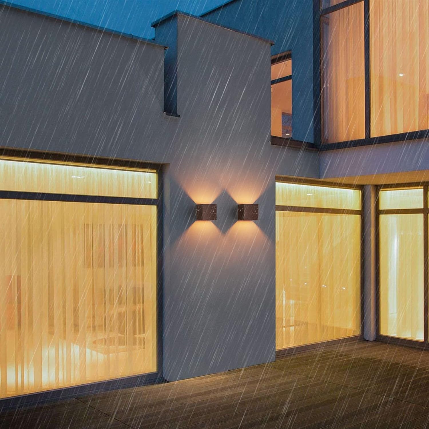 Thumbnail 3 de Klighten 2er-Set Außen-Wandleuchten mit einstellbarem Abstrahlwinkel und austauschbarer G9 LED (Warmweiß 3000K) – Aluminium, Bronze