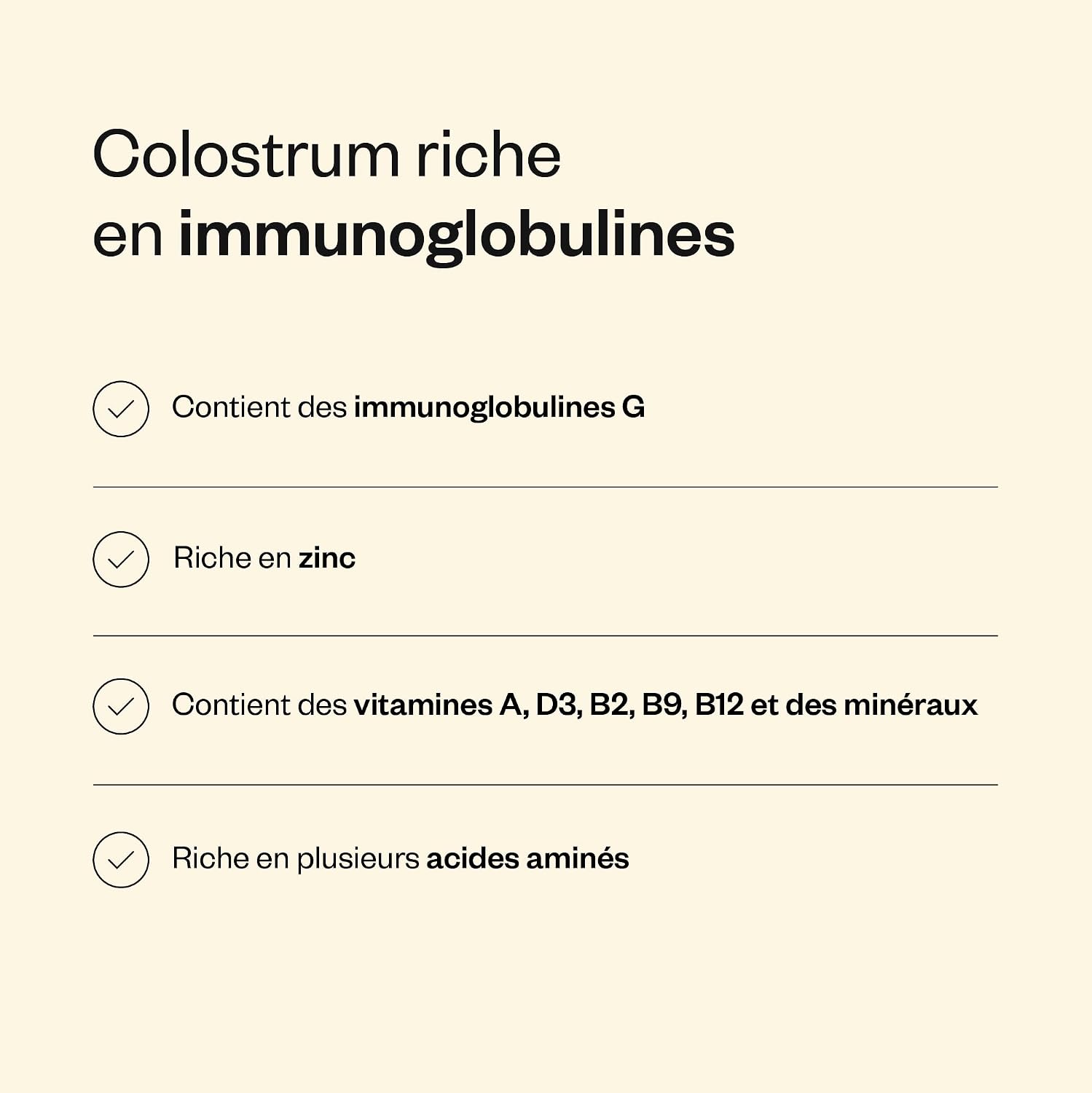 Detalle de Colostrum Supersmart — Colostrum standardisé à 30% IgG, 60 DRCaps™, végétarien et sans gluten