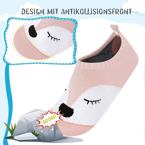 Detalle de Kyopp Enfants Chaussons Garçons et Filles Respirants — Chaussons Doux Antidérapants pour Renard Rose 28/29 EU