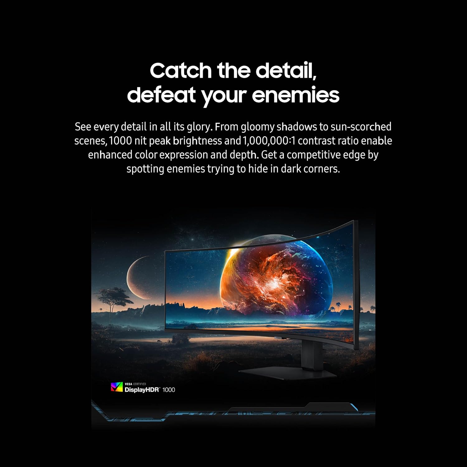 Detalle de Samsung Curved Gaming Monitor 49-inch