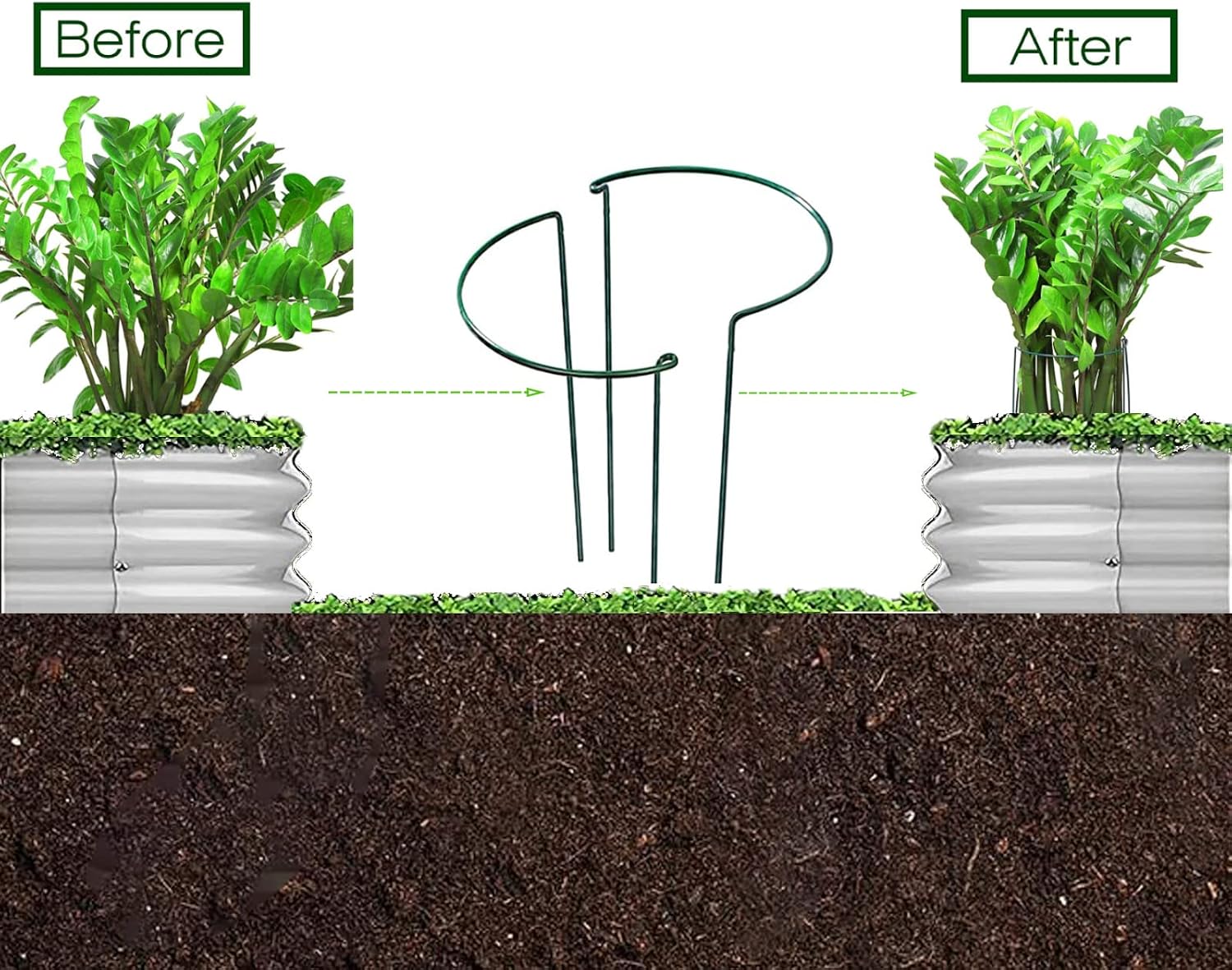 Detalle de COATTOA Raised Garden Bed, 5×3×1 ft