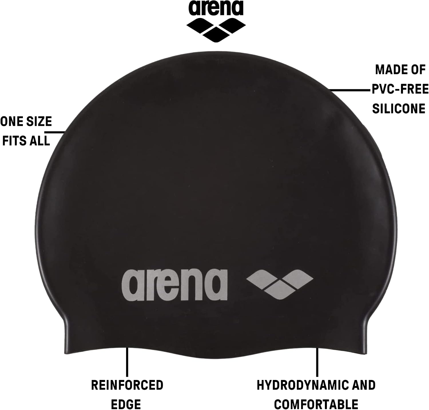 Thumbnail 1 de Arena Silicone Swim Cap