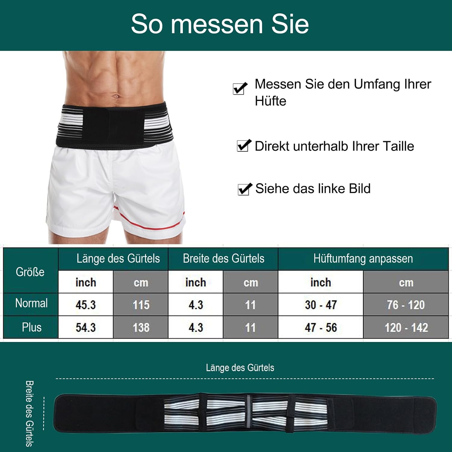 Thumbnail 4 de Paskyee Ischiasgürtel 76–119 cm 🩺
