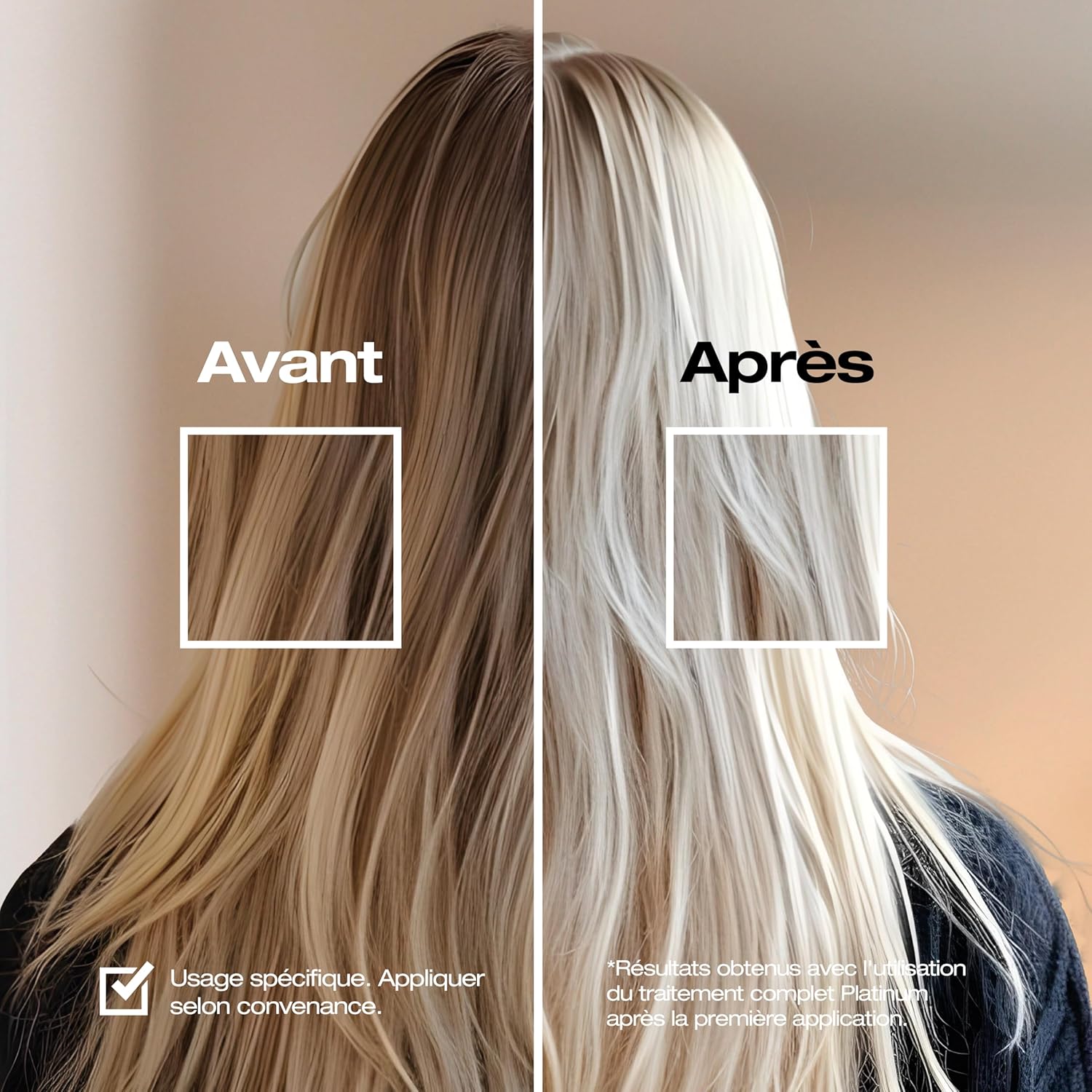 Thumbnail 2 de abril et nature Platinum Masque Professionnel violet matifiant pour cheveux blonds, décolorés et grisonnants – 1000 ml