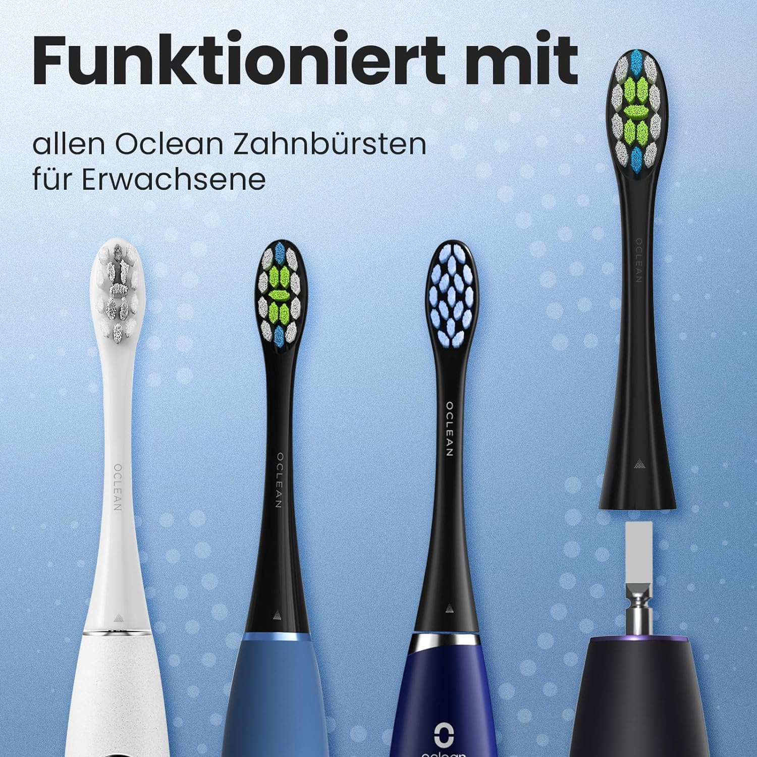 Thumbnail 4 de Oclean Bürstenköpfe Professional 6 Stück 🪥