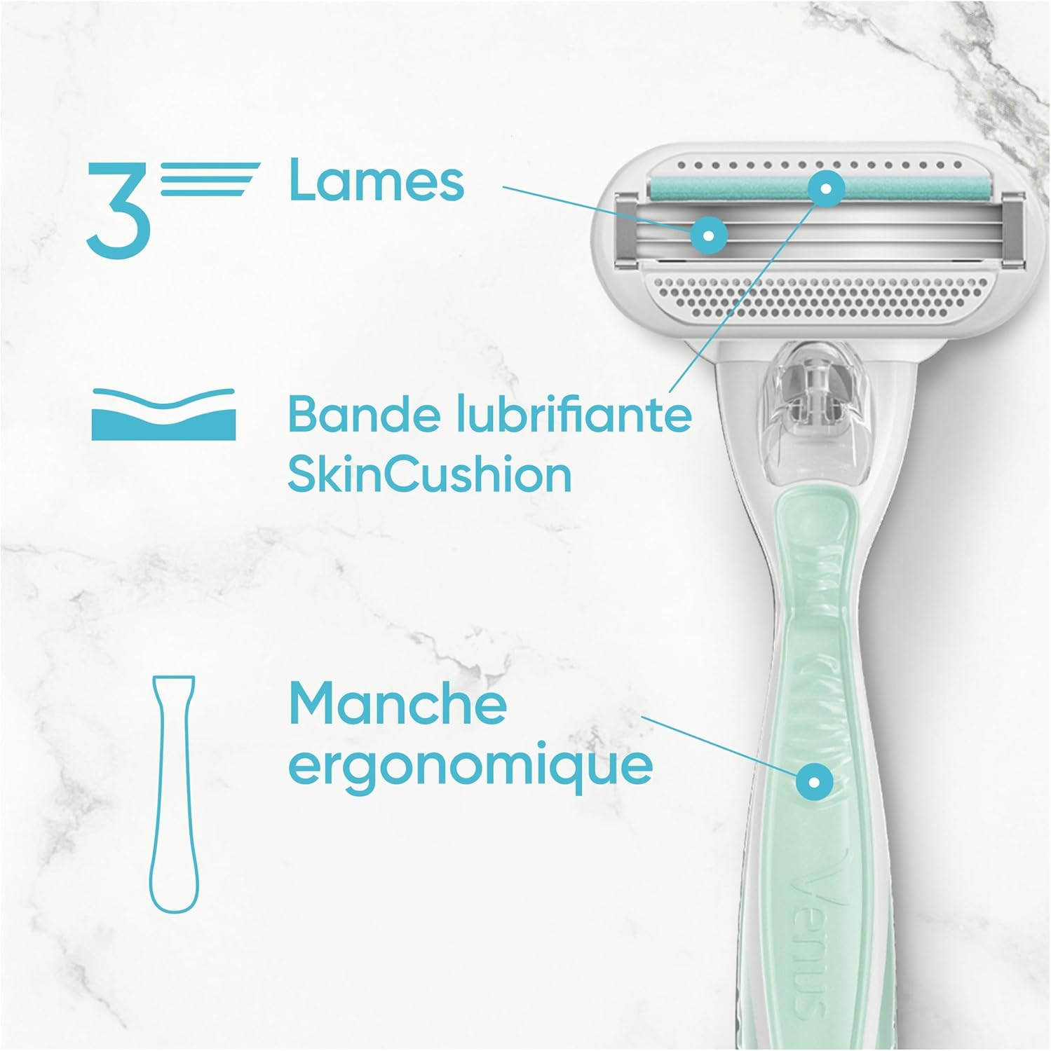 Thumbnail 6 de Gillette Venus Rasoir Pro Smooth Sensitive