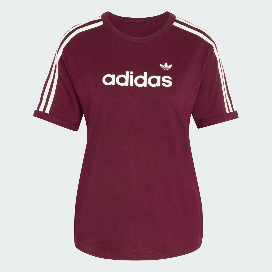 Thumbnail 3 de Camiseta Linear de Adidas – Burgundy
