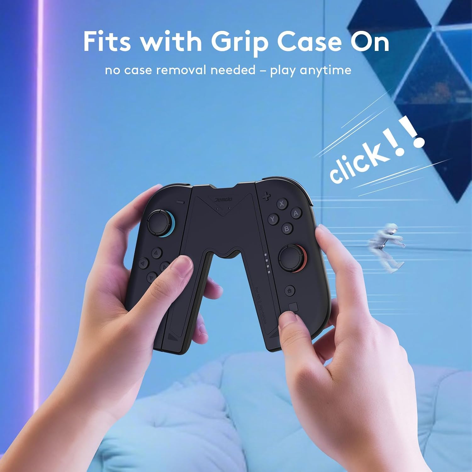 Thumbnail 5 de JEMDO Magnetic Switch 2 Charging Grip for Switch 2
