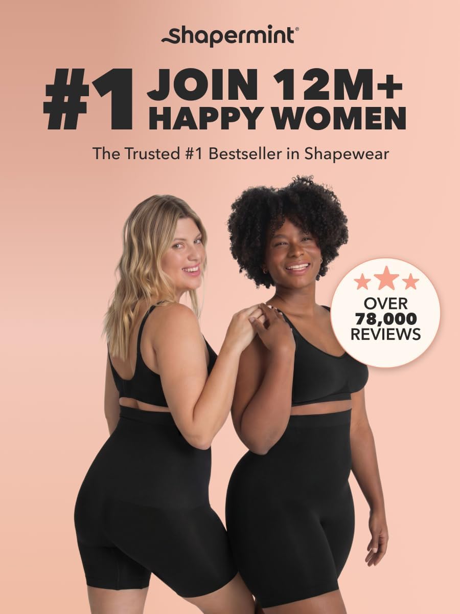 Detalle de EMPETUA Shapermint High-Waist Shaping Shorts for Waist Control (S to Plus) by SHAPERMINT