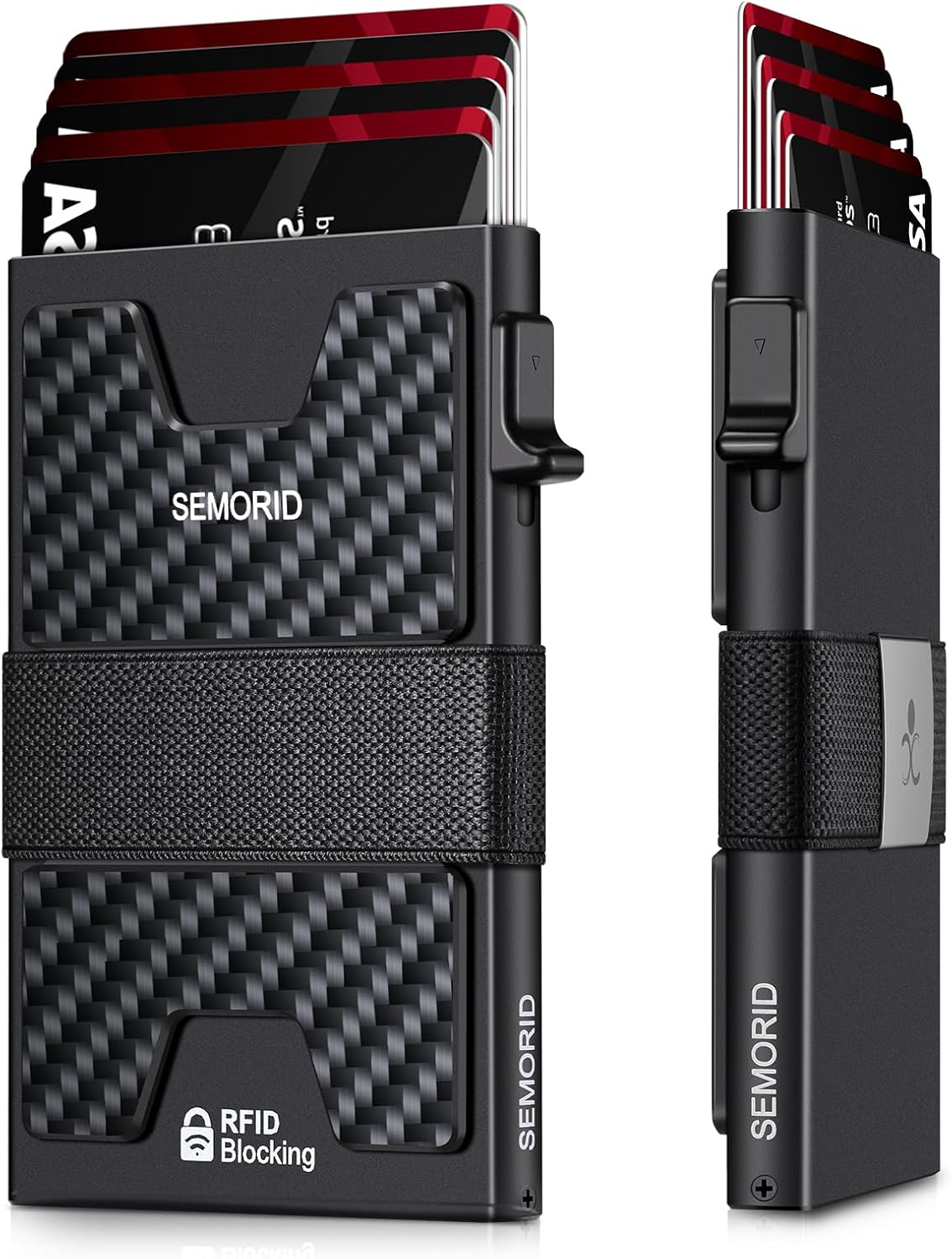 Detalle de SEMORID Slim RFID metal wallet